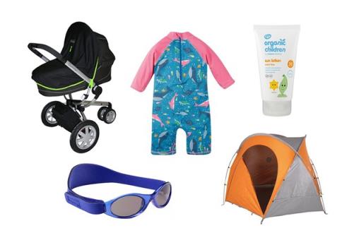 Sun protection products for babies