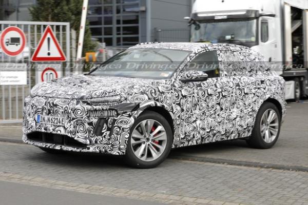 Audi Q6 e-Tron spied testing in Germany