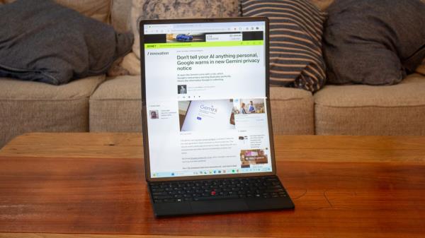 联想的ThinkPad X1 Fold是我测试过的最奇怪、最有趣、也最昂贵的笔记本电脑